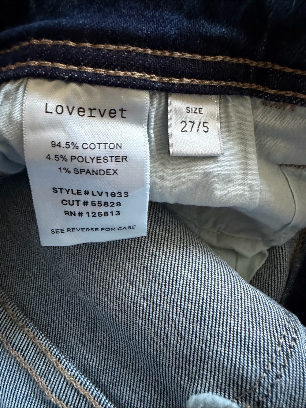 Vervet Lovervet High Rise Wide Leg Jeans Size 27/5 NWT - Picture 4 of 5